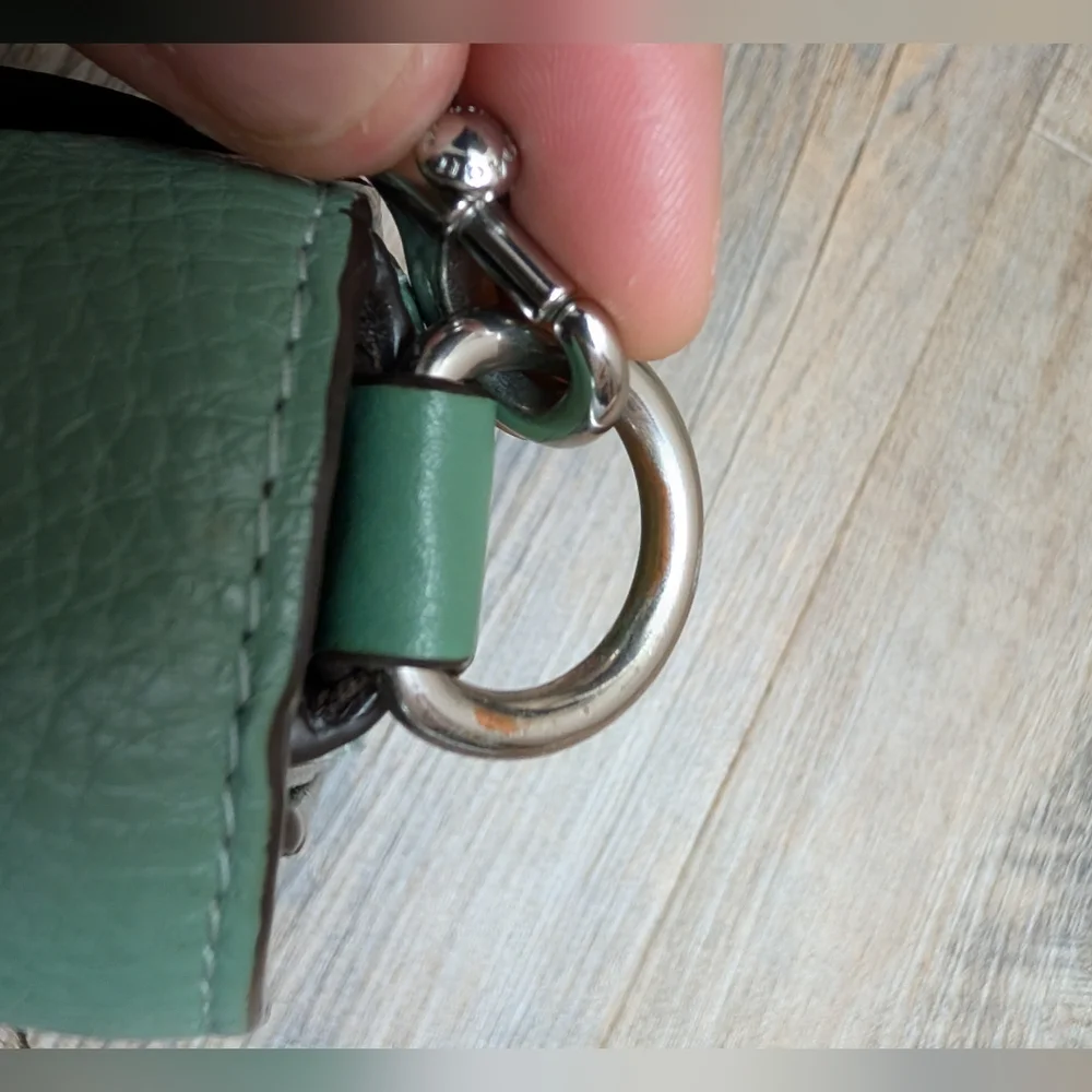 Sage Green Coach Georgie Shoulder Bag - Picture 6 of 9